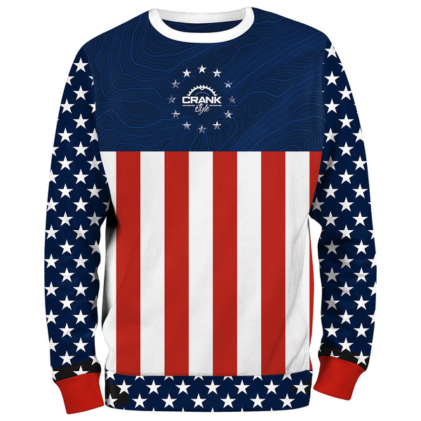 USA AMERICAN FLAG TOPO Sweatshirt