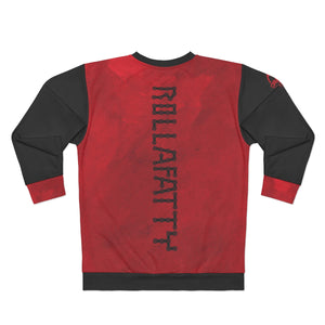 Red Rollafatty "Fatty III" MTB Unisex Fleece Pullover Sweatshirt