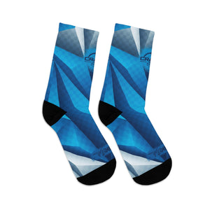 Unisex Polygonal 3/4 MTB Socks