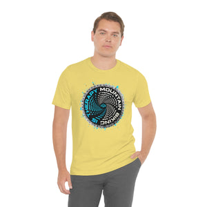     Crank Style's Unisex Mountain Biking is Therapy Vortex Jersey Short Sleeve Tee. Available in Black, navy blue, red, and yellow heather jersey t-shirts.