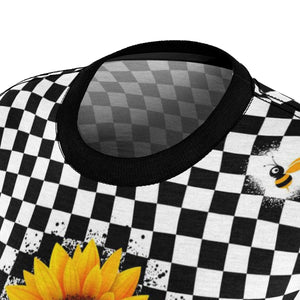Women's Bee Sunflower Checker MTB Jersey