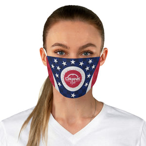 Ohio State Flag Checker Face Mask