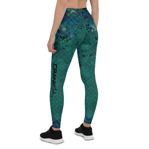 Crank Style's Women's Digital Camo-Checker Leggings