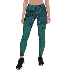 Crank Style's Women's Digital Camo-Checker Leggings