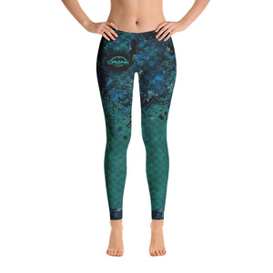 Crank Style's Women's Digital Camo-Checker Leggings