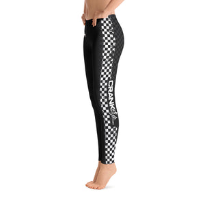 Women's BLK & WHT CHECKER LEGGINGS