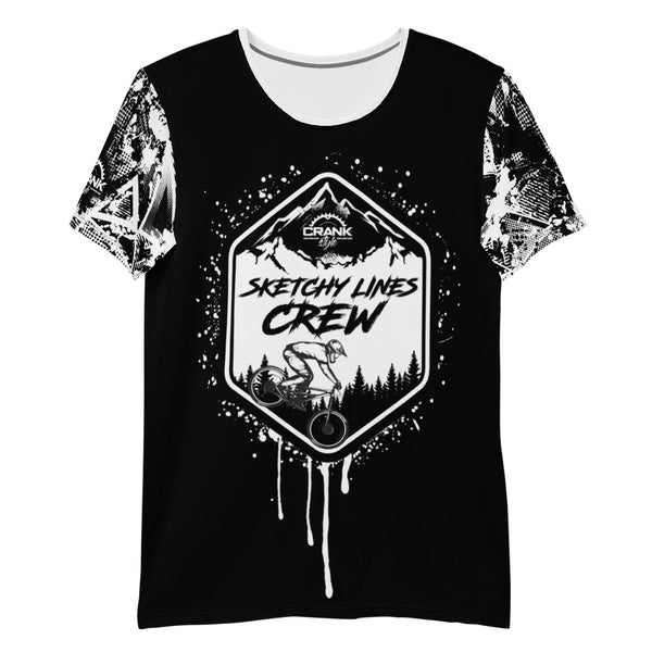 MEN'S SKETCHY LINES CREW MicroBlok MTB JERSEY II
