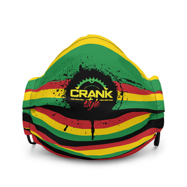 Rasta Stripes Premium face mask