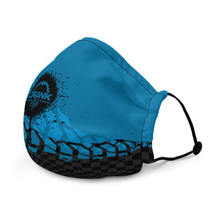 Blu Tire Check Premium face mask