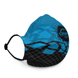 Blu Tire Check Premium face mask