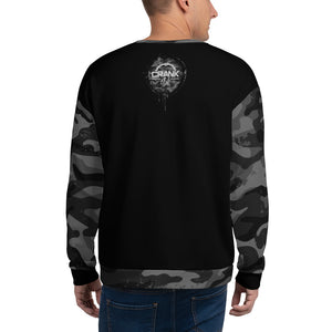 Unisex Black Camo Bike Chain Sweatshirt