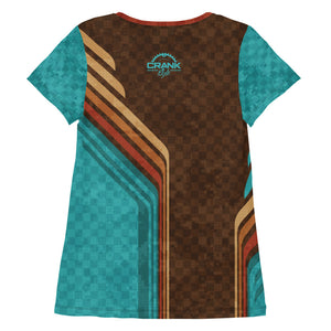 Women's "MicroBlok Fabric" Retro Style Check MTB Jersey