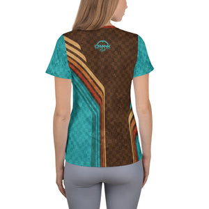 Women's "MicroBlok Fabric" Retro Style Check MTB Jersey