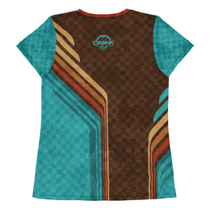 Women's "MicroBlok Fabric" Retro Style Check MTB Jersey