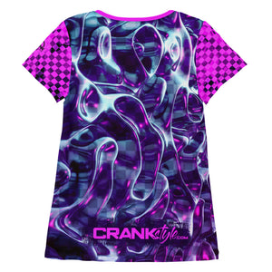 Women's New MicroBlok Liquid Abstract MTB JERSEY