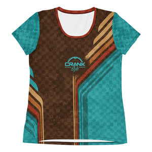 Women's "MicroBlok Fabric" Retro Style Check MTB Jersey