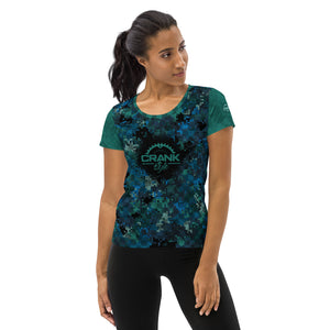 Women's Team Crank Style Kryss Summers Teal Check MTB JERSEY