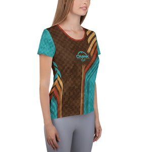 Women's "MicroBlok Fabric" Retro Style Check MTB Jersey