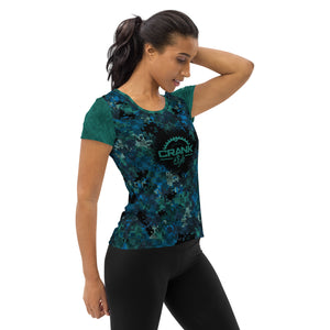 Women's Team Crank Style Kryss Summers Teal Check MTB JERSEY