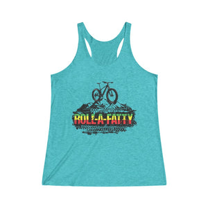 Women's Tri-Blend Racerback Rasta Tank