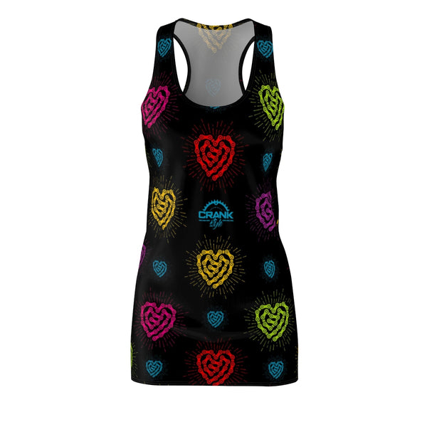 Chain Heart Racerback Dress