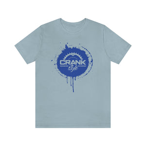 Unisex Dark Royal Blue CS Paint Drip Jersey Short Sleeve Tee