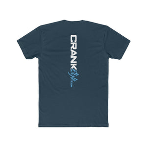 CS Blue/white Emblem Crew Tee