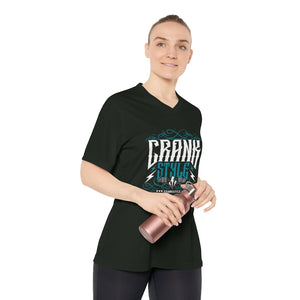 Women's Performance Vintage Crank Style V-Neck T-Shirt