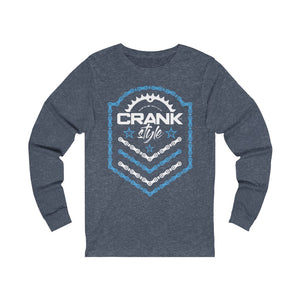 Unisex Crank Style Chain Emblem Jersey Long Sleeve Tee