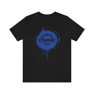 Unisex Dark Royal Blue CS Paint Drip Jersey Short Sleeve Tee