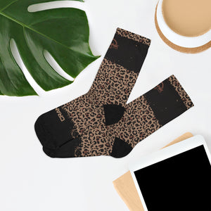 Leopard 3/4 MTB Socks