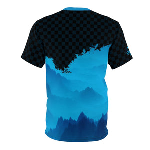 Crank Style's Blue Mountain Checker MTB DriFit Jersey  Crank Style's gear gives you the confidence to look great while you ride and perform!!  Wear it on the trails as you shred, or wear it casual to show your passion. Now get out there and have some fun on those Mountain Bike trails. 