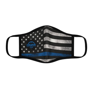 Blueline Fitted Polyester Face Mask