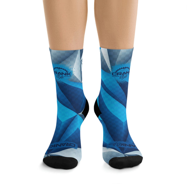 Unisex Polygonal 3/4 MTB Socks