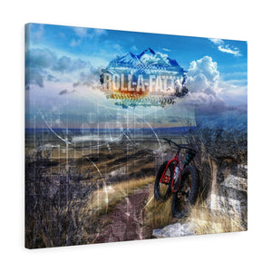 Crank Style's RollAFatty Premium Wrapped Gallery Canvas The canvas has been the best medium of visual art for centuries and for good reason it's durable and affordable, and it holds the color and texture of our art better than anything else on planet Earth.