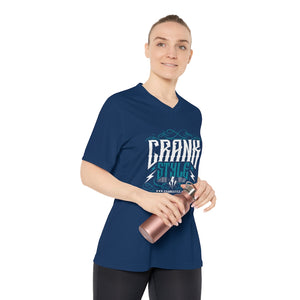 Women's Performance Vintage Crank Style V-Neck T-Shirt