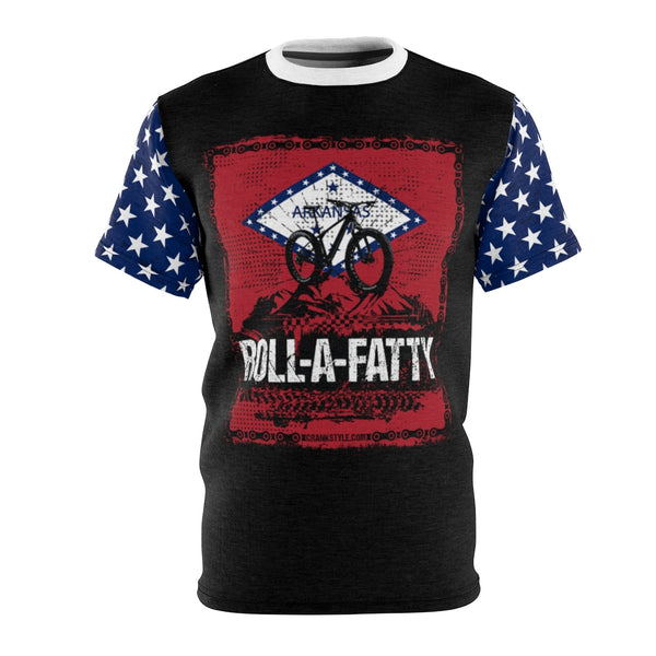 Men's RollaFatty Arkansas Flag Chain  MTB Jersey