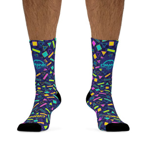 Unisex Retro 80's Socks 3/4 MTB Socks