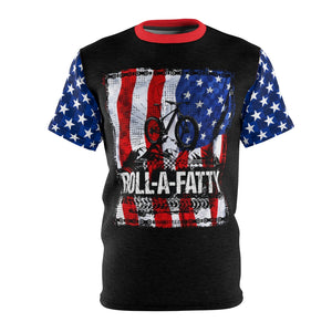 Men's RollaFatty American Flag Chain  MTB Jersey