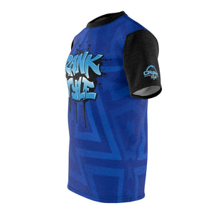 Graffiti Crank Style Blue MTB Jersey