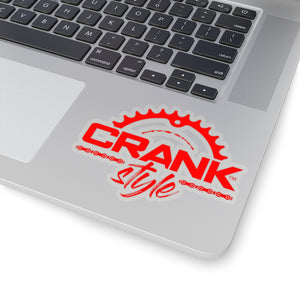 CRANK STYLE RED STICKERS