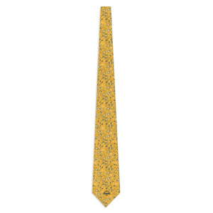 Gold & Navy Paisley Necktie