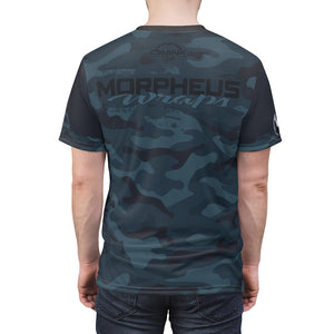 Crank Style's Blue Camo Honeycomb Morpheus Wraps Jersey