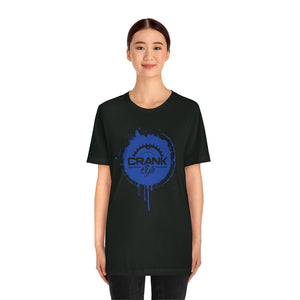 Unisex Dark Royal Blue CS Paint Drip Jersey Short Sleeve Tee