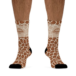 Giraffe Pattern 3/4 MTB Socks