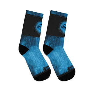 Blue Washed-out 3/4 MTB Socks