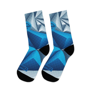 Unisex Polygonal 3/4 MTB Socks