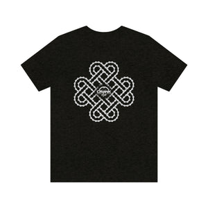 Unisex Irish Celtic Heart Bike Chain Short Sleeve Tee