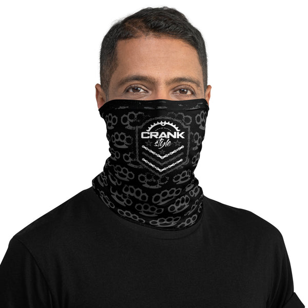 crank stle's Brass Knuckle Neck Gaiter, face mask! this is great for colder weather rides as well as protecting yourself from the elements. Not intended for medical use but can help protect. Great for Mountain biking, hiking, hunting, snowboarding or just hanging out social distancing. Very eary to breathe. 