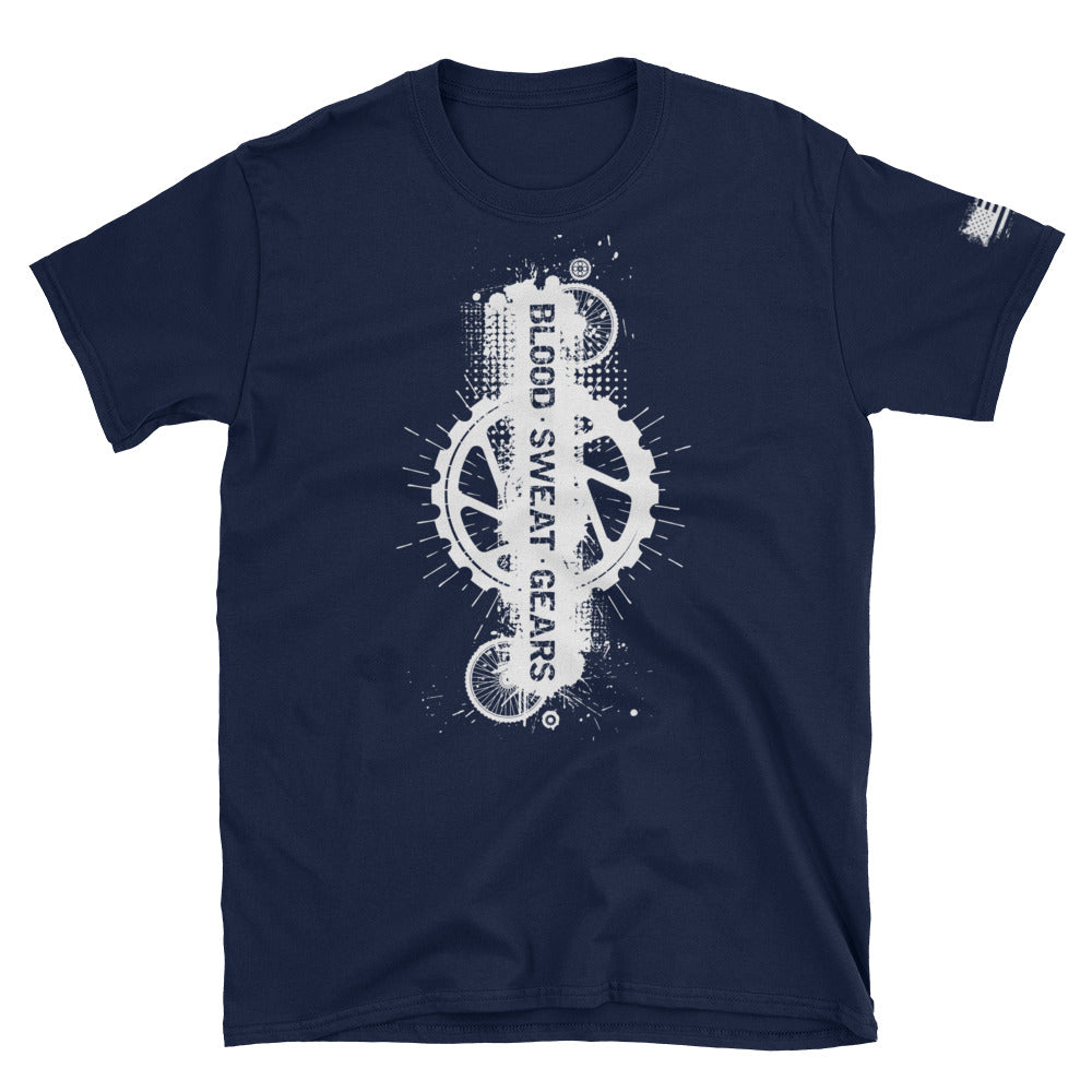 USA Blood Sweat Gears Vert Navy / 3XL